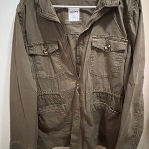 Sonoma Women's Utility Jacket in Olive Green